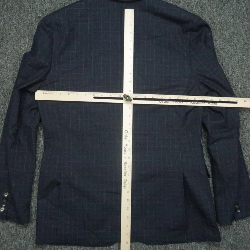 J Crew Blazer Mens Large 40R Blue Ludlow Slim Fit‎ Abraham Moon Wool